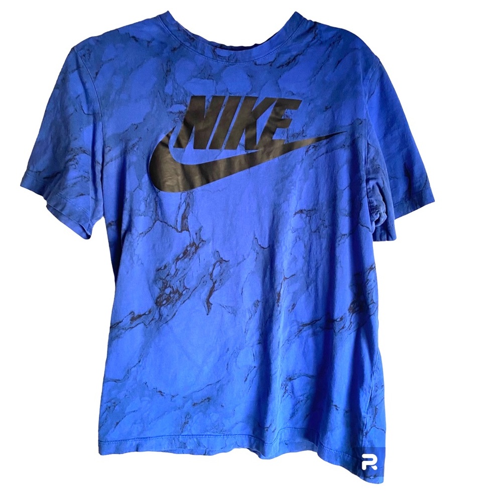 Blue marble Nike T-shirt